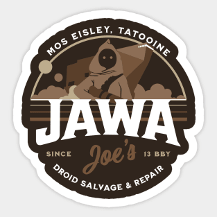 Jawa Joe's Droid Repair and Salvage Sticker